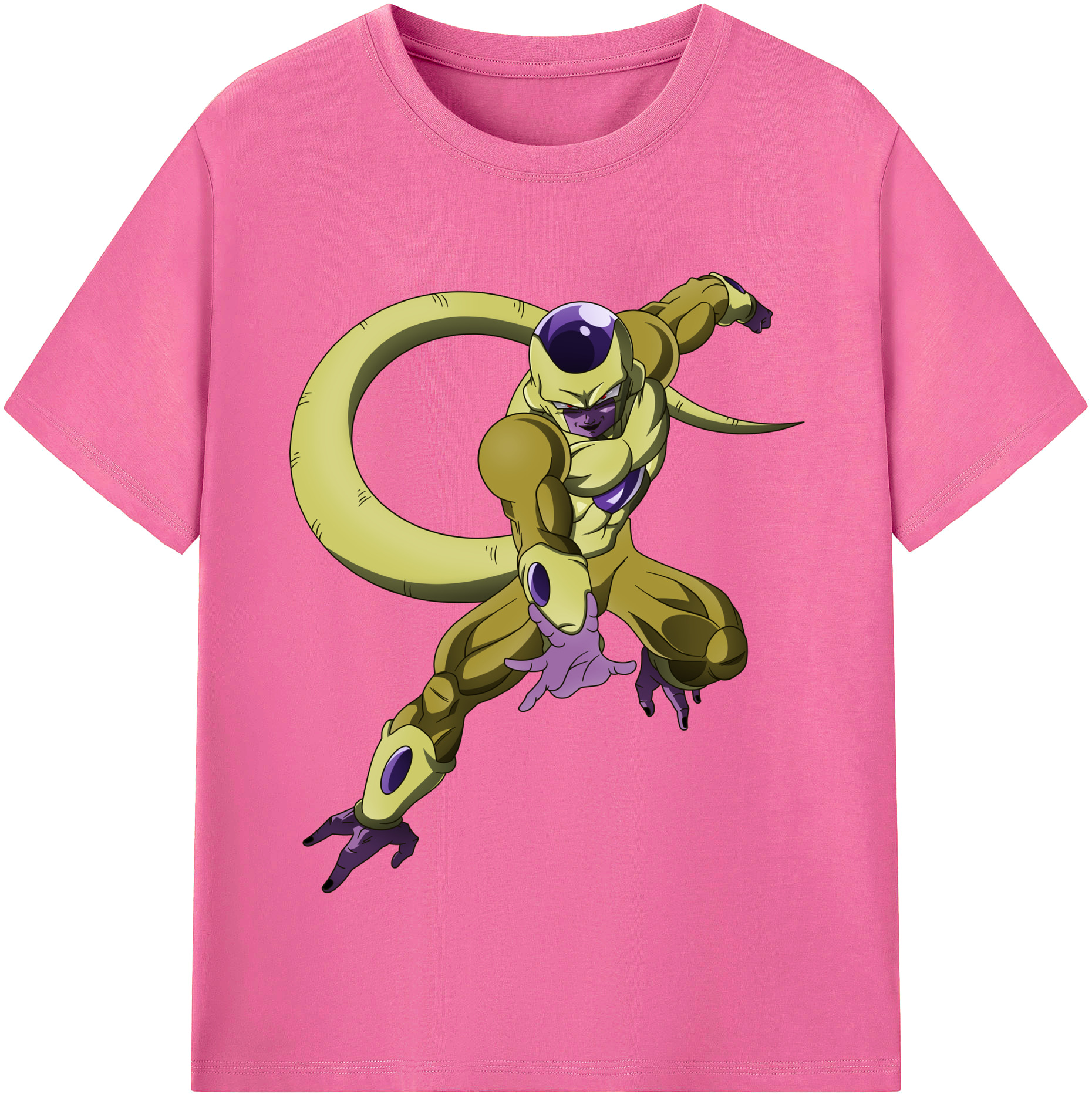 （画像用） ドラゴンボール フリーザ DRAGON BALL Frieza レディースカジュアルプリントTシャツ（綿100％）